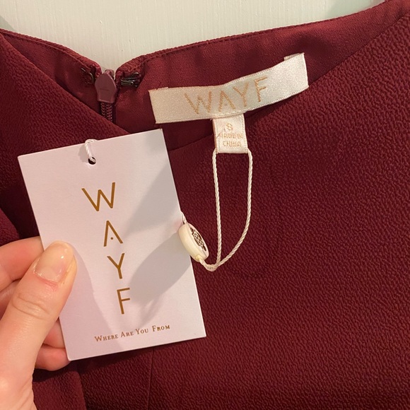 NWT WAYF Plum Corset Jumpsuit - Picture 9 of 9